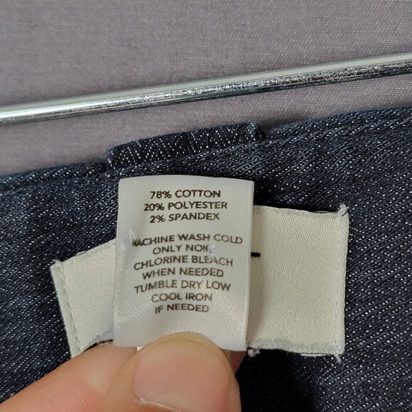 Ann Taylor Loft Blue Marisa Wide Leg Flare Career Work Office Trouser Pants 8 - Picture 11 of 11